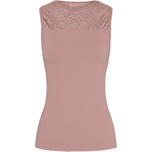 TIM OG SIMONSEN TANK TOP, NANCY RIB TOP, ROSA ANTICO